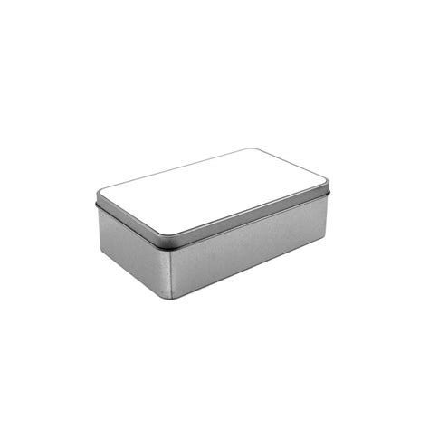 long rectangle metal box|rectangular metal box with lid.